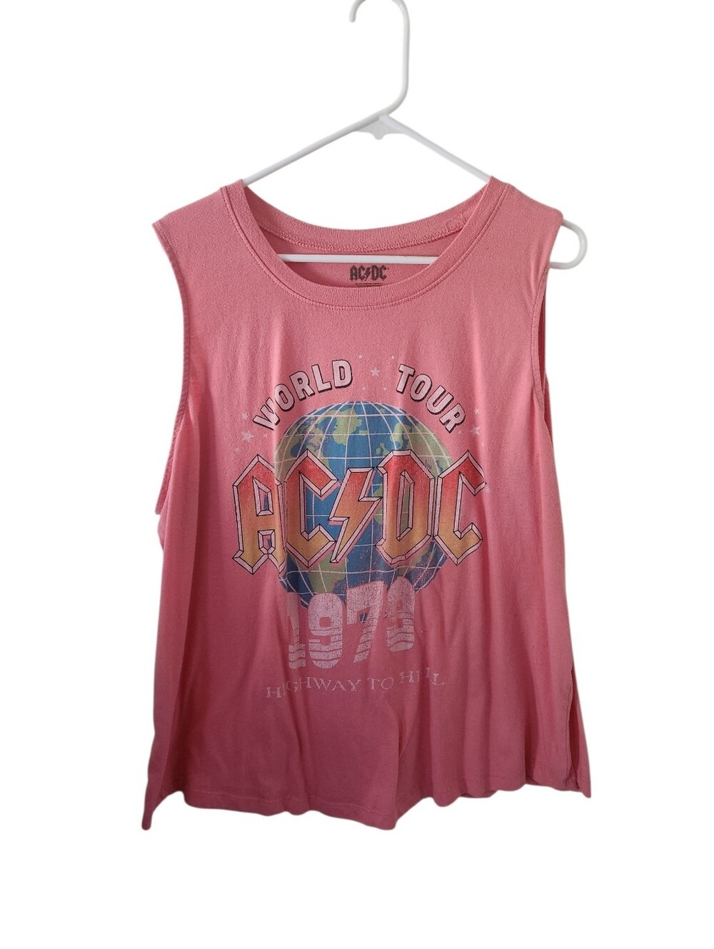 AC/DC 1976 World Tour Sleeveless Top